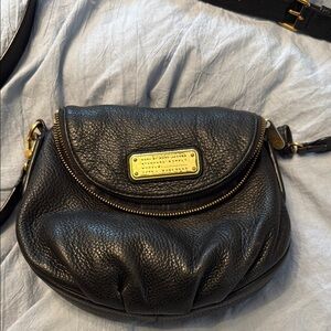 Marc Jacobs Black Leather Crossbody Bag